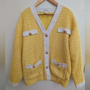 GLAMOROUS Tweed Cardigan